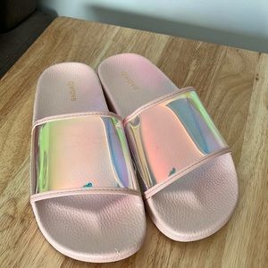 Pink sandals 8
